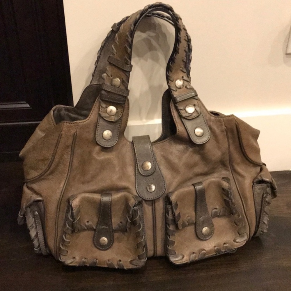 Vintage Chloe Silverado large purse